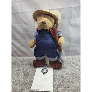 Vintage 19"  Rare H.J. Huggs House of Lloyd Country Farmer Teddy Bear  w/Tag